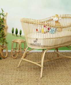 Dundee Rattan Bassinet Natural