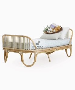 Farel Rattan Toddler Bed