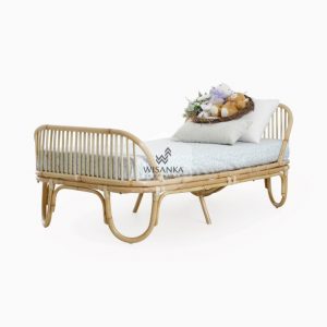 Farel Rattan Toddler Bed