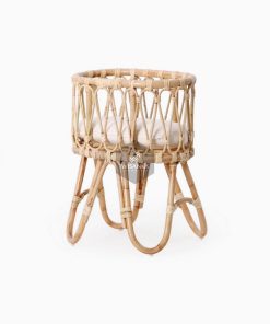 Masha Rattan Doll Crib
