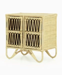 Mini Kids Rattan Small Cabinet