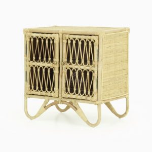 Mini Kids Rattan Small Cabinet