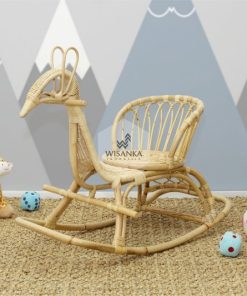 Tora Rattan Rocking Horse