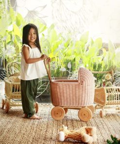 Tracey Rattan Doll Pram