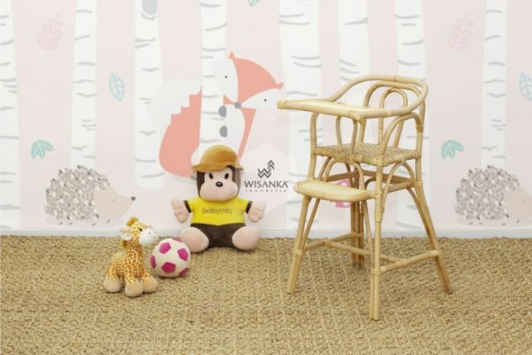 Baby Rattan High Chair