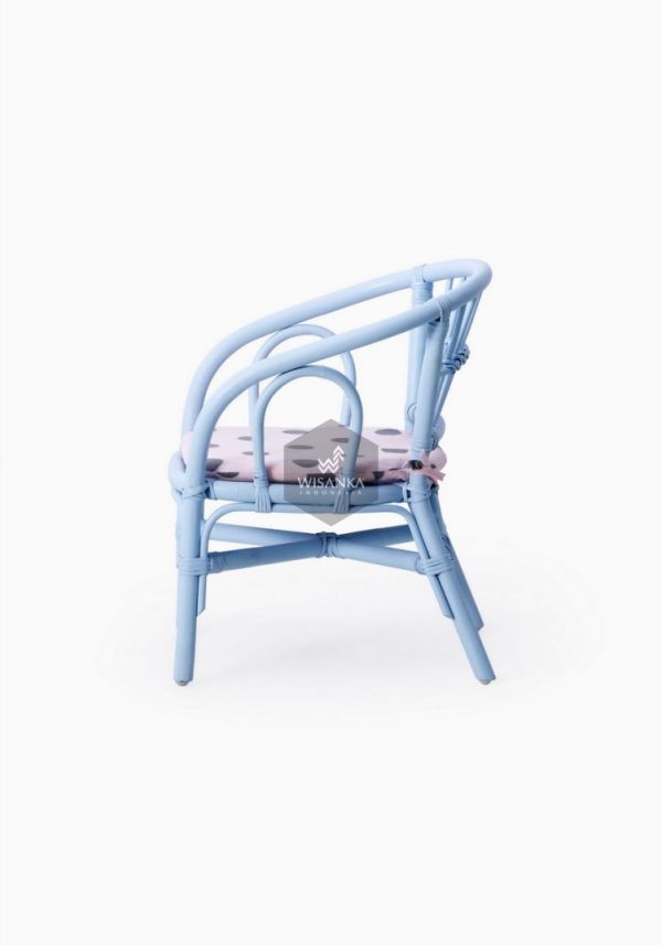 Jummy Kids Rattan Chair Samping