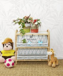 Kia Kids Rattan Shelf Front