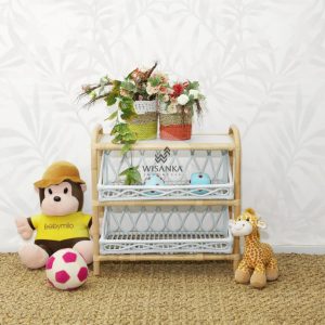 Kia Kids Rattan Shelf Front
