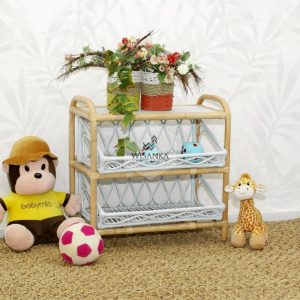 Kia Rattan Kids Shelf