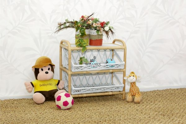 Kia Rattan Kids Shelf