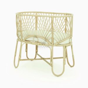 Elite Rattan Baby Bassinet