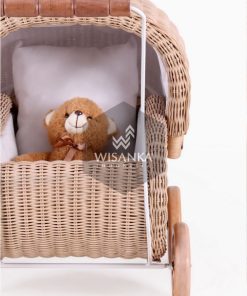 Jess Wicker Doll Pram