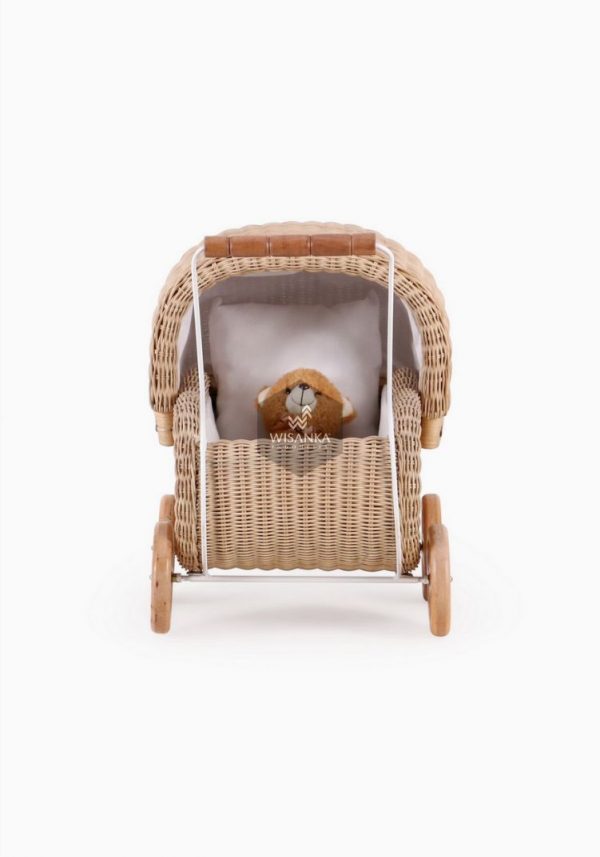 Jess Wicker Doll Stroller