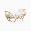 Leia Rattan Doll Bed