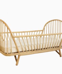 Loly Rattan Baby Cot