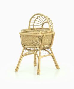 Sunrise Rattan Doll Bed