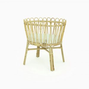 Tracey Rattan Doll Bassinet