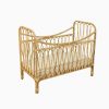 Jute Rattan Baby Cot
