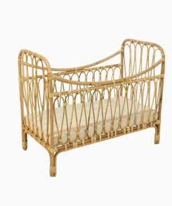 Jute Rattan Baby Cot