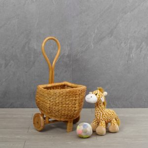 Fiona Kids Toy Wicker Shopping Trolley