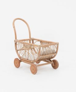 Zia Rattan Doll Pram