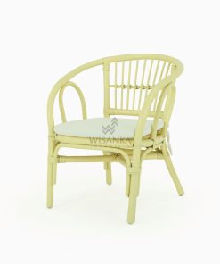 Jimmy Rattan Kids Chair Yellow