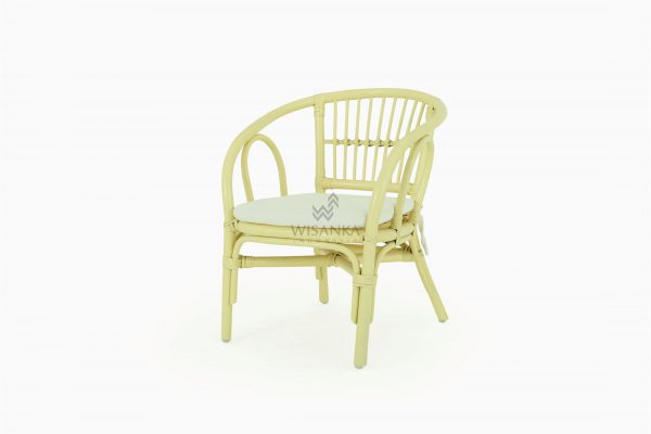 Jimmy Rattan Kids Chair Yellow