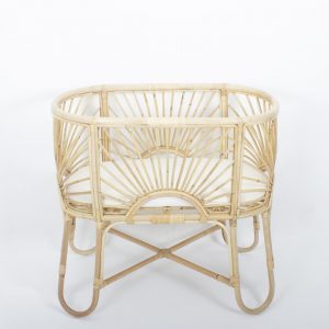 Mentari Rattan Baby Cradle