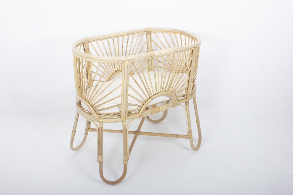 Mentari rattan baby crib Indonesia kids baby furniture wholesale Toys