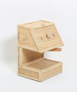 Rattan Coffee Machine Toy