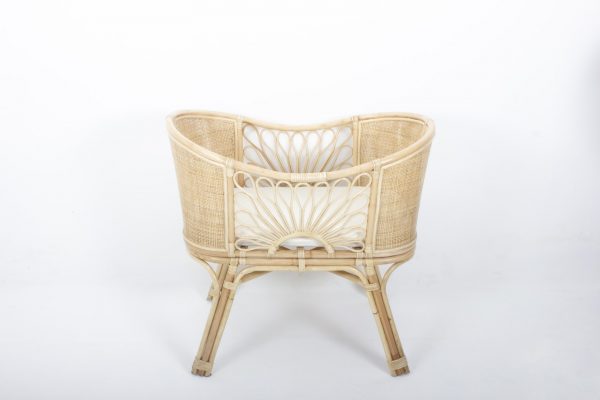 Sorea Rattan Baby Crib