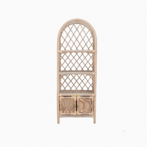 Moon Rattan Kids Cabinet