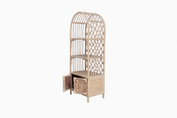 Moon Rattan Kids Shelf