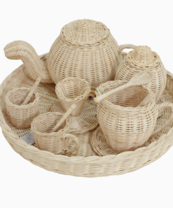 Rattan Tea Set Toy
