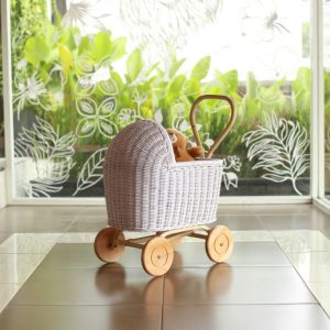 Tracey Rattan Doll Pram