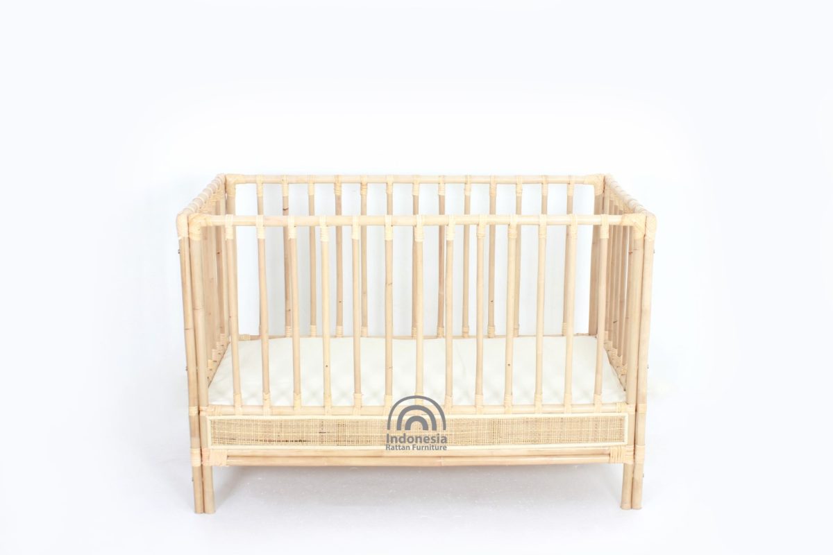 Rattan baby cot Bitna Indonesia rattan kids furniture wholesale Toys