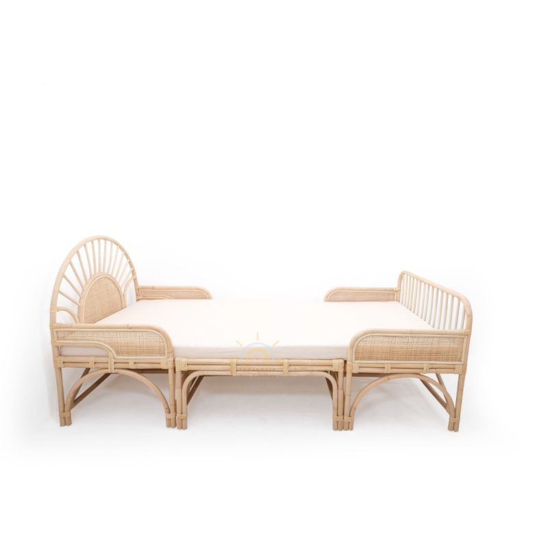 Popular rattan children's bed in United States Kids furniture