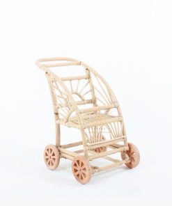 Nessa Rattan Doll Pram