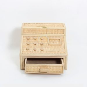 Rattan Cash Machine Toy