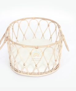 Kate Moses Rattan Baby Cradle Carriage