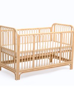 Kalu Rattan Baby Cot