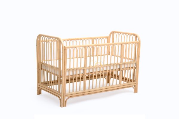 Kalu Rattan Baby Cot