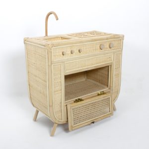 Kiddo Rattan Kitchen Set