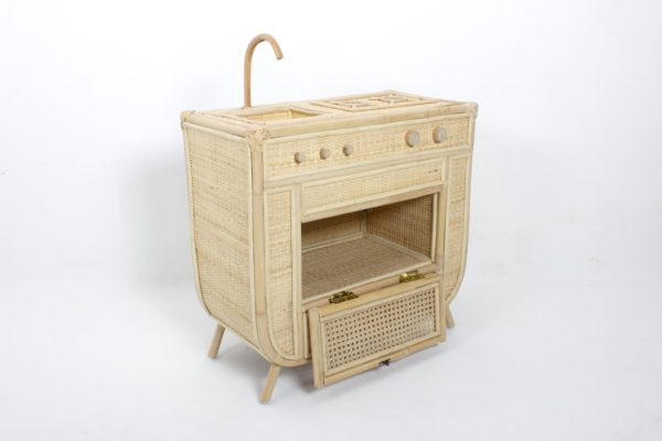 Kiddo Rattan Kitchen Set