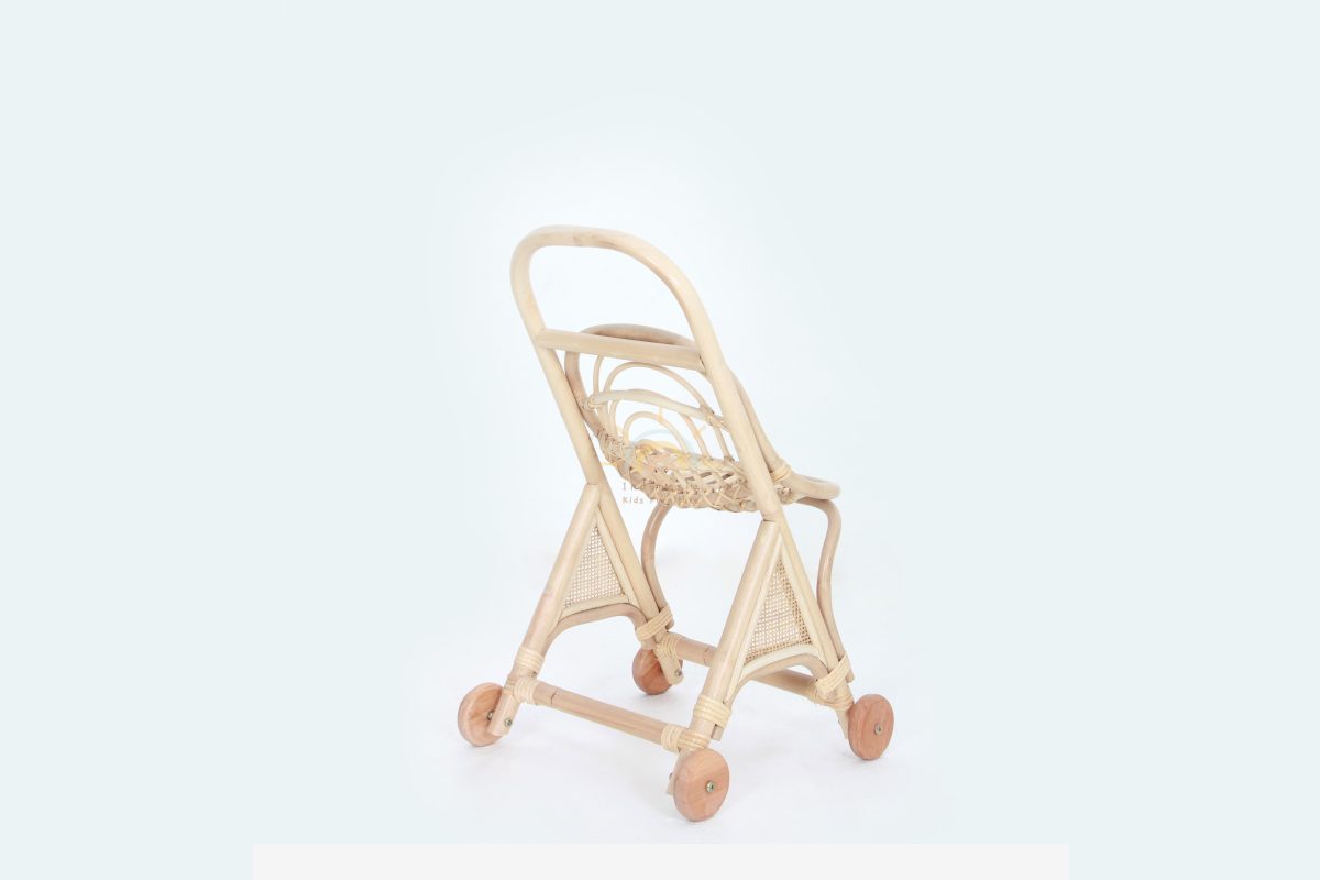 Mod Rattan Doll Stroller Indonesia rattan kids furniture wholesale Toys