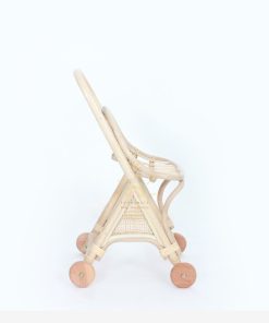 Mod Rattan Doll Trolley