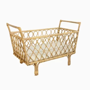 Lily Rattan Baby Bassinet
