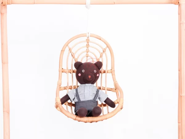 Rose Rattan Doll Swing Chair Toy