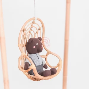 Rose Rattan Hanging Chair For Dolls