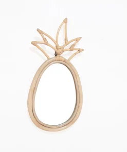 Pineapple rattan kids mirror